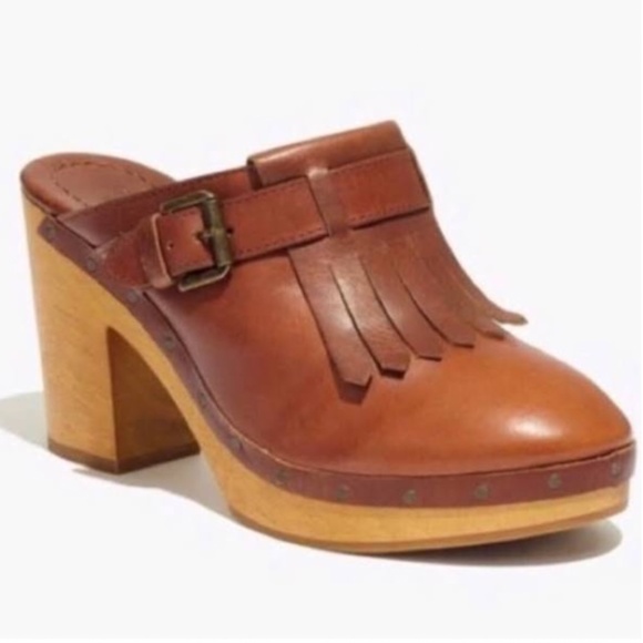 Madewell Shoes - Madewell Kiltie Classic Fringe Clogs